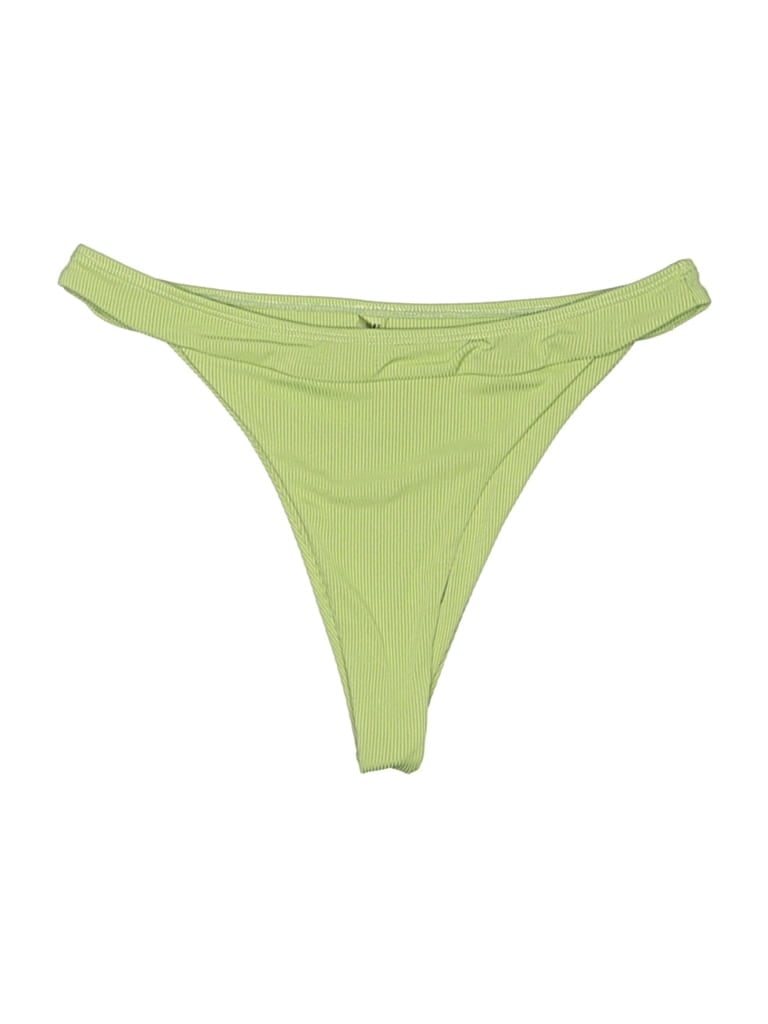 Pre-owned Unbranded Swimsuit Bottoms In Green