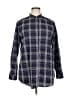Ravel Plaid Blue Long Sleeve Button-Down Shirt Size XL - photo 1