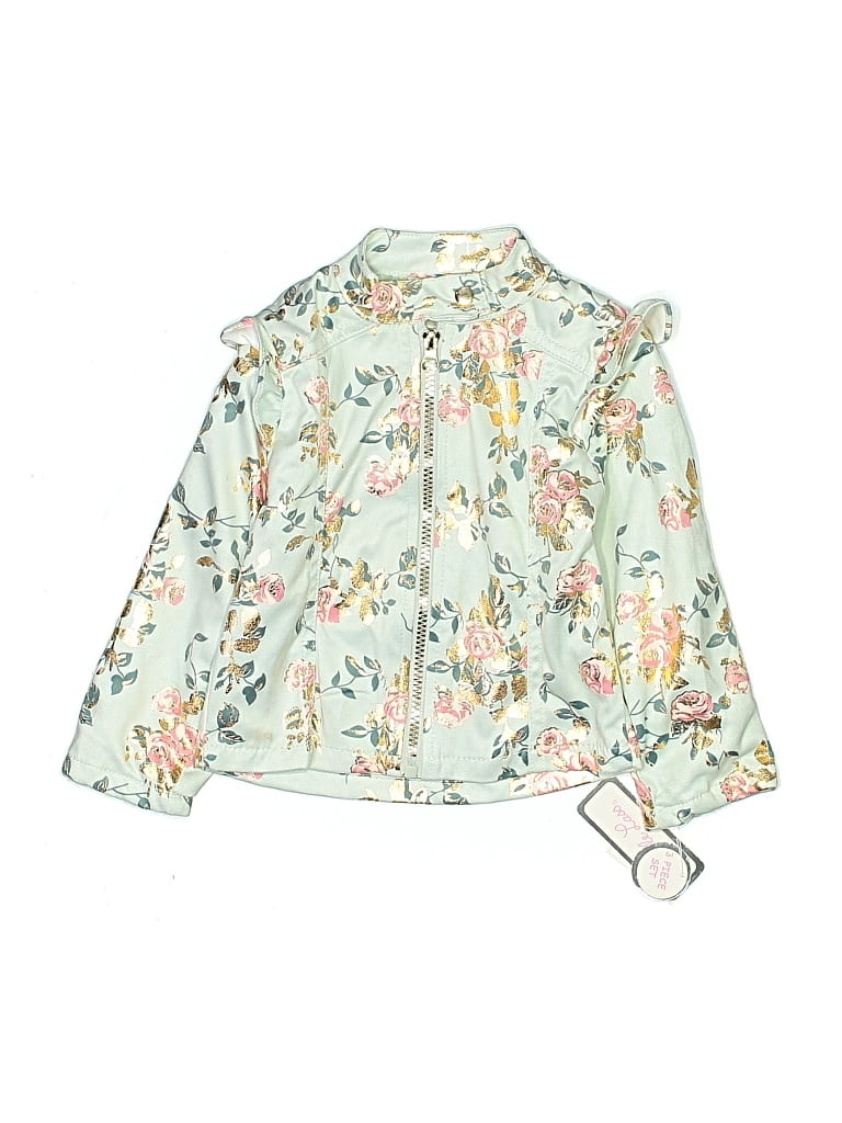 Pre-owned Assorted Brands Kids' Jacket In Green