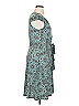 B. Darlin Paisley Teal Blue Casual Dress Size XL - photo 4
