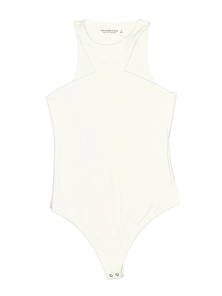 Pre-owned Abercrombie & Fitch Bodysuit In White