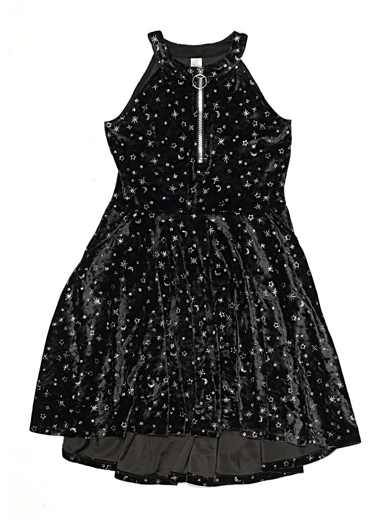 Pre-owned Justice Kids' Dress In Black