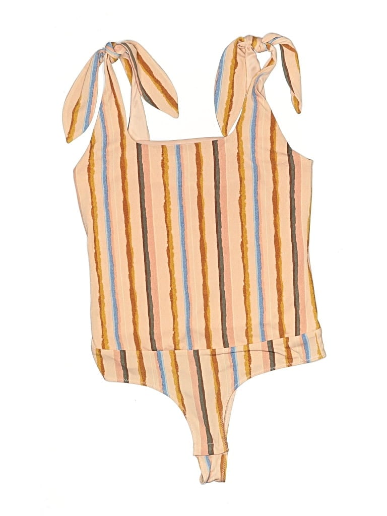 Pre-owned Bcbgeneration Bodysuit In Yellow