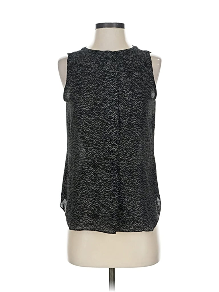 Pre-owned Ann Taylor Loft Sleeveless Blouse In Black