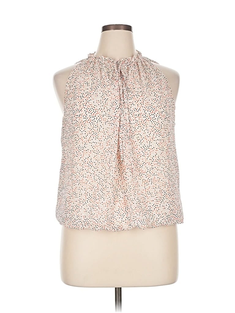 Pre-owned Max Studio Tank Top Pink Halter Neckline Tops