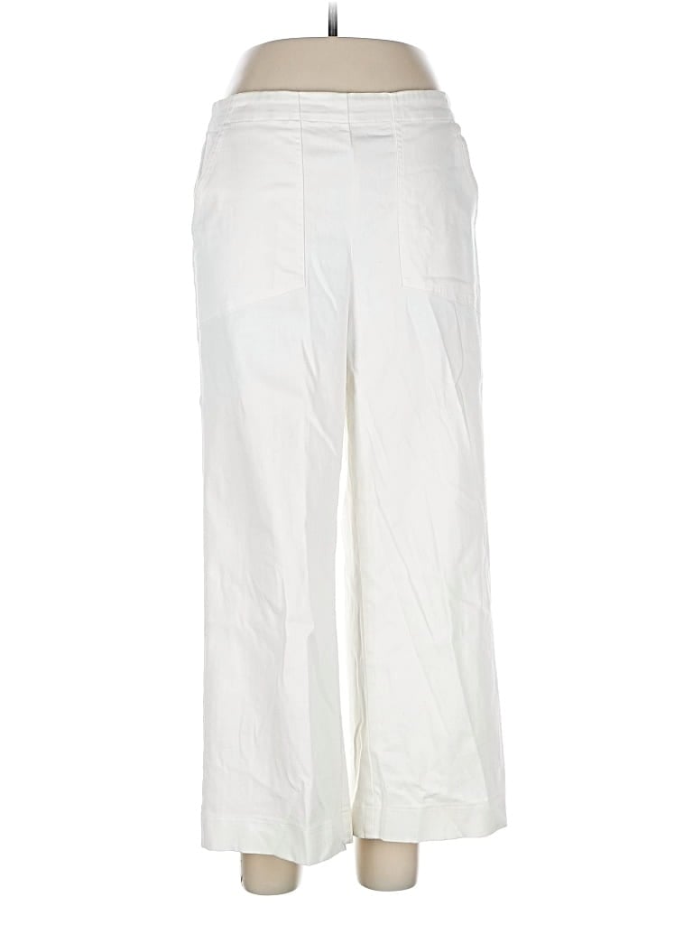 Pre-owned Nic + Zoe Casual Pants In White