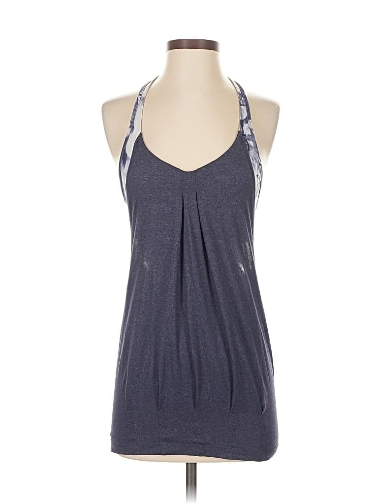 Pre-owned Lululemon Athletica Tank Top Purple Halter Neckline Tops