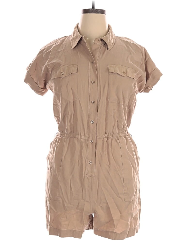 Pre-owned Simply Vera Vera Wang Romper In Brown