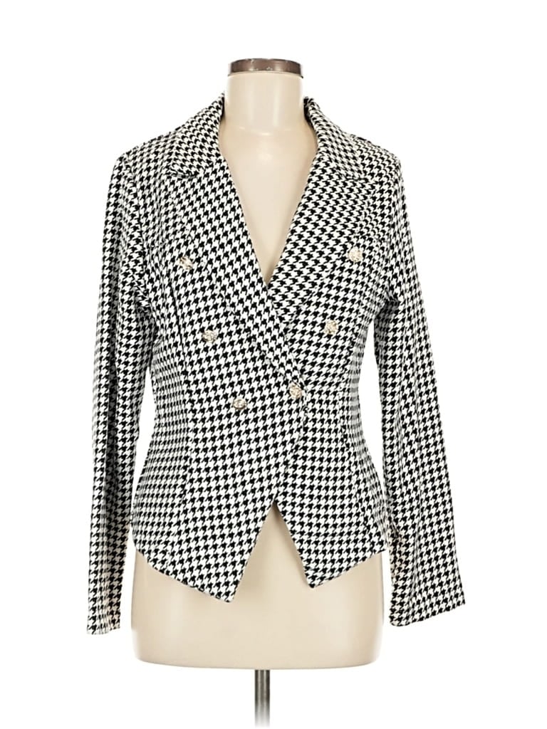 Pre-owned Shein Blazer Jacket In White