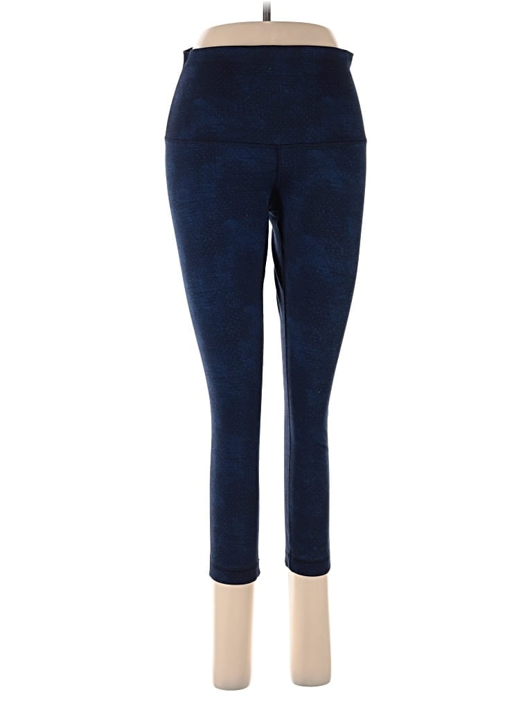 Pre-owned Lululemon Athletica Active Pants In Blue