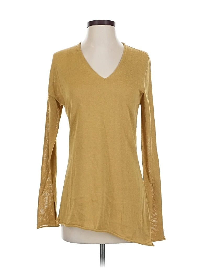 Pre-owned Assorted Brands Pullover Sweater In Gold