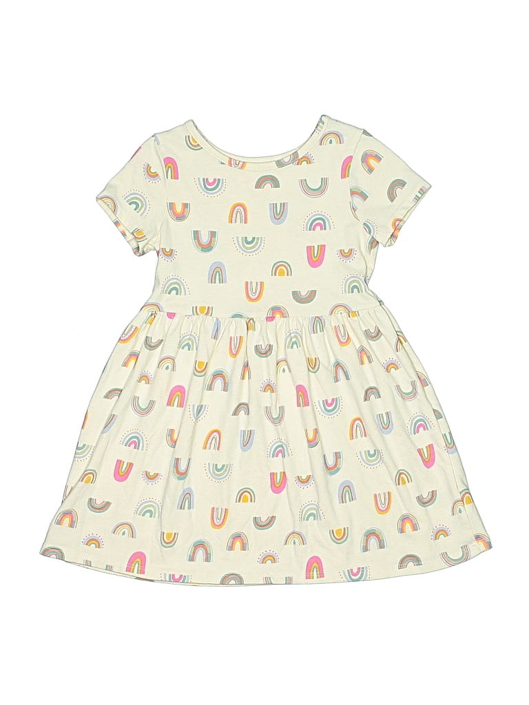 Pre-owned Cat & Jack Kids' Dress In White
