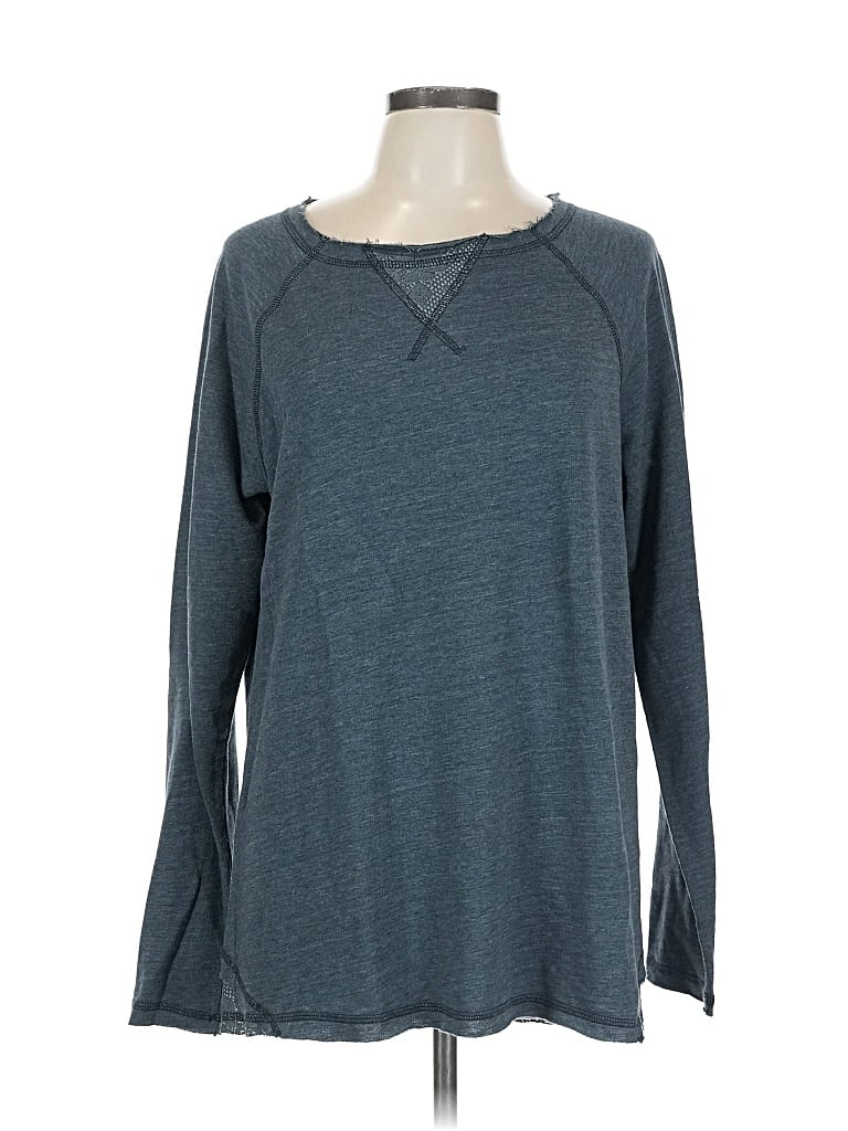 Click to view more detailed imagery on our partner's website Pre-owned Allen Allen Long Sleeve T-shirt In Blue