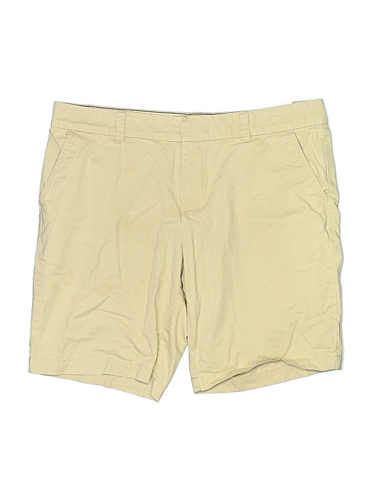 Pre-owned Tommy Hilfiger Khaki Shorts In Brown