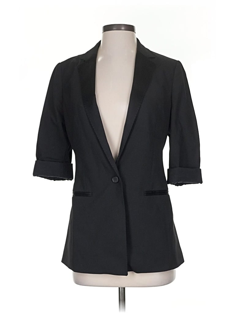 Pre-owned Allsaints Blazer Jacket In Black