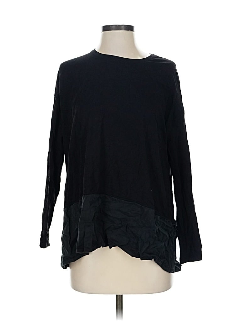 Pre-owned Lululemon Athletica Long Sleeve T-shirt In Black