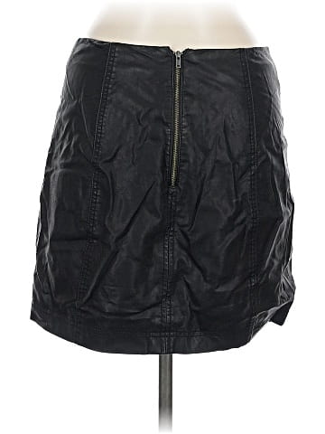 Free People Faux Leather Skirt (view 2)