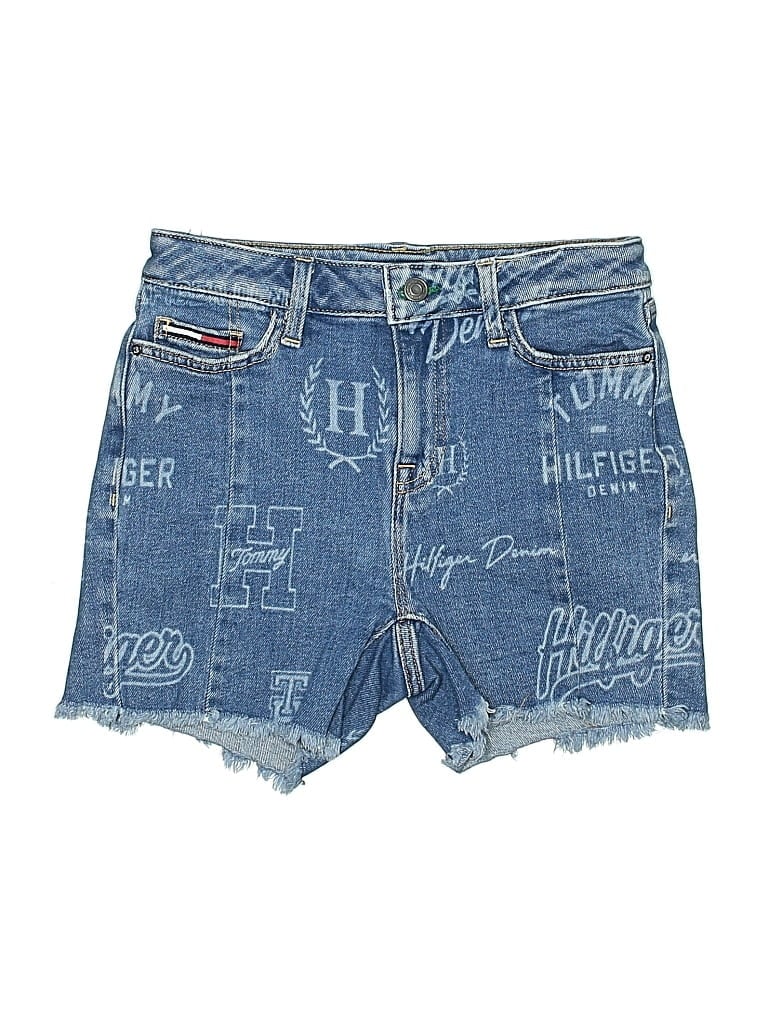 Pre-owned Tommy Hilfiger Denim Shorts In Blue