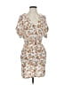 Zara Basic 100% Viscose Print White Casual Dress Size XS - photo 1