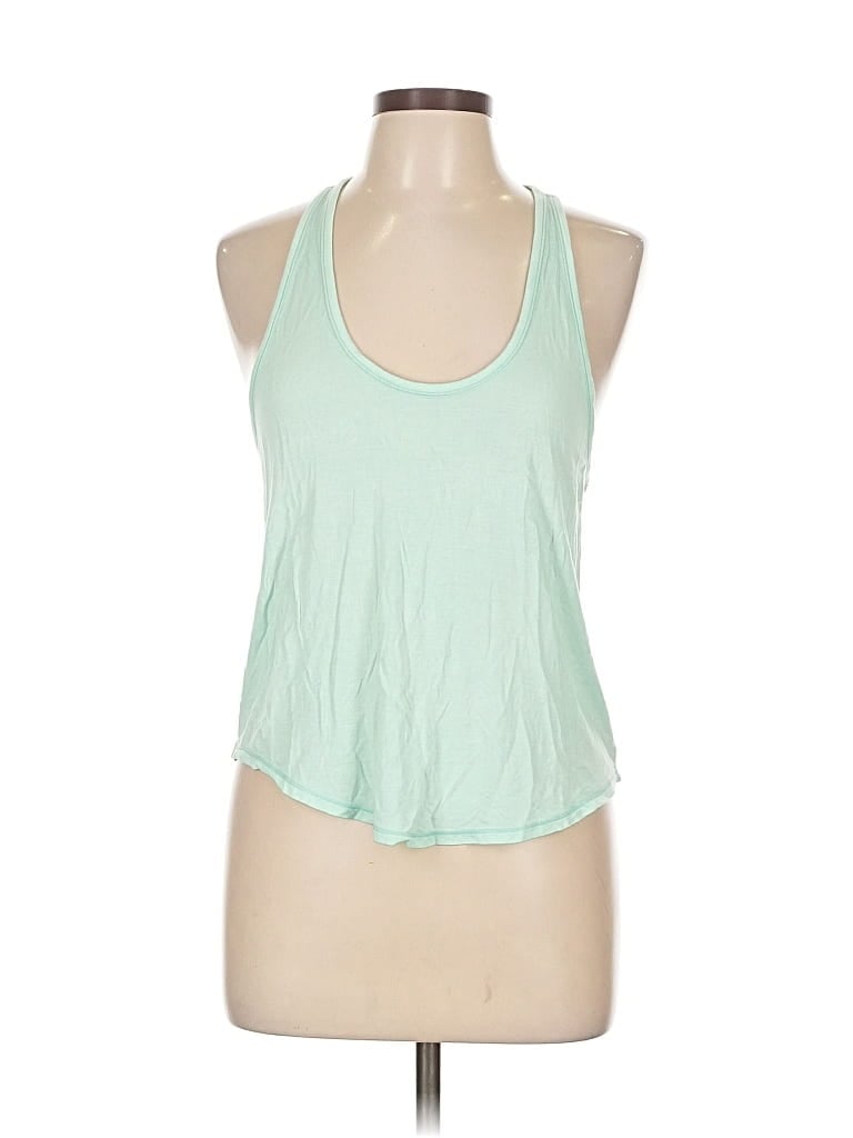 Pre-owned All Access Tank Top Green Halter Neckline Tops