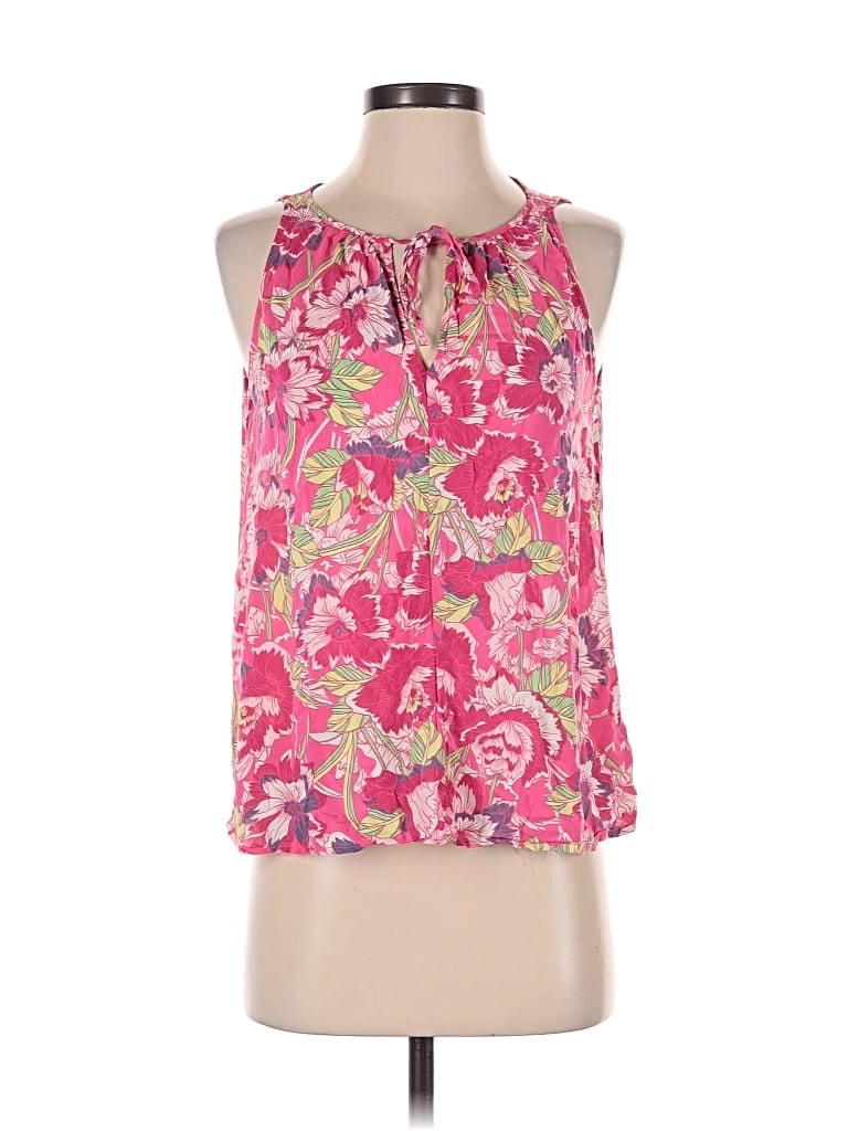 Pre-owned Gap Sleeveless Blouse In Pink