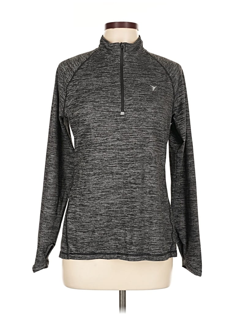 Pre-owned Active By Old Navy Fleece Jacket In Gray