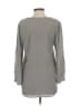 Joie 100% Silk Houndstooth Gray Long Sleeve Silk Top Size XS - photo 2
