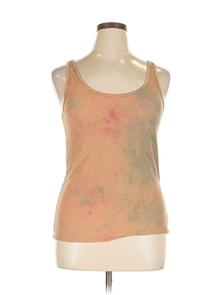 Pre-owned Old Navy Tank Top Tan Halter Neckline Tops In Brown