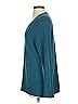 Nic + Zoe Teal Pullover Sweater Size S - photo 5