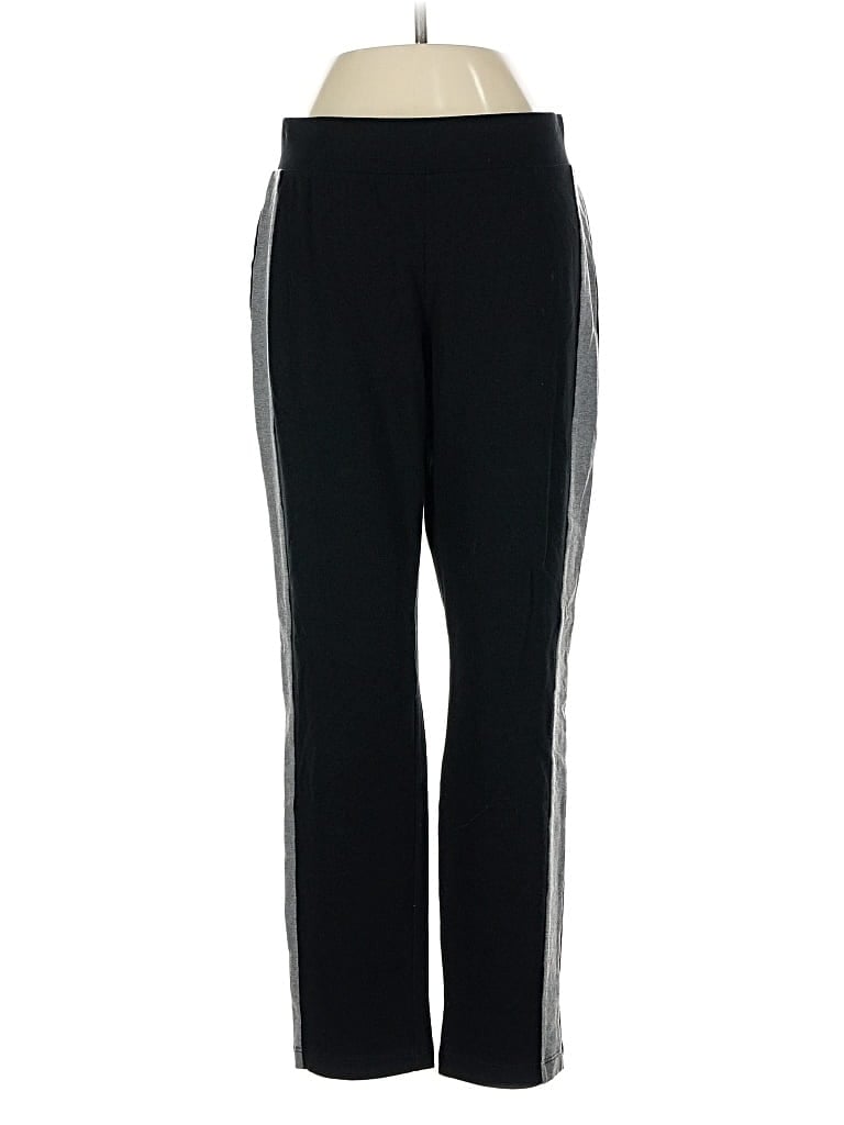 Pre-owned Eileen Fisher Track Pants In Black