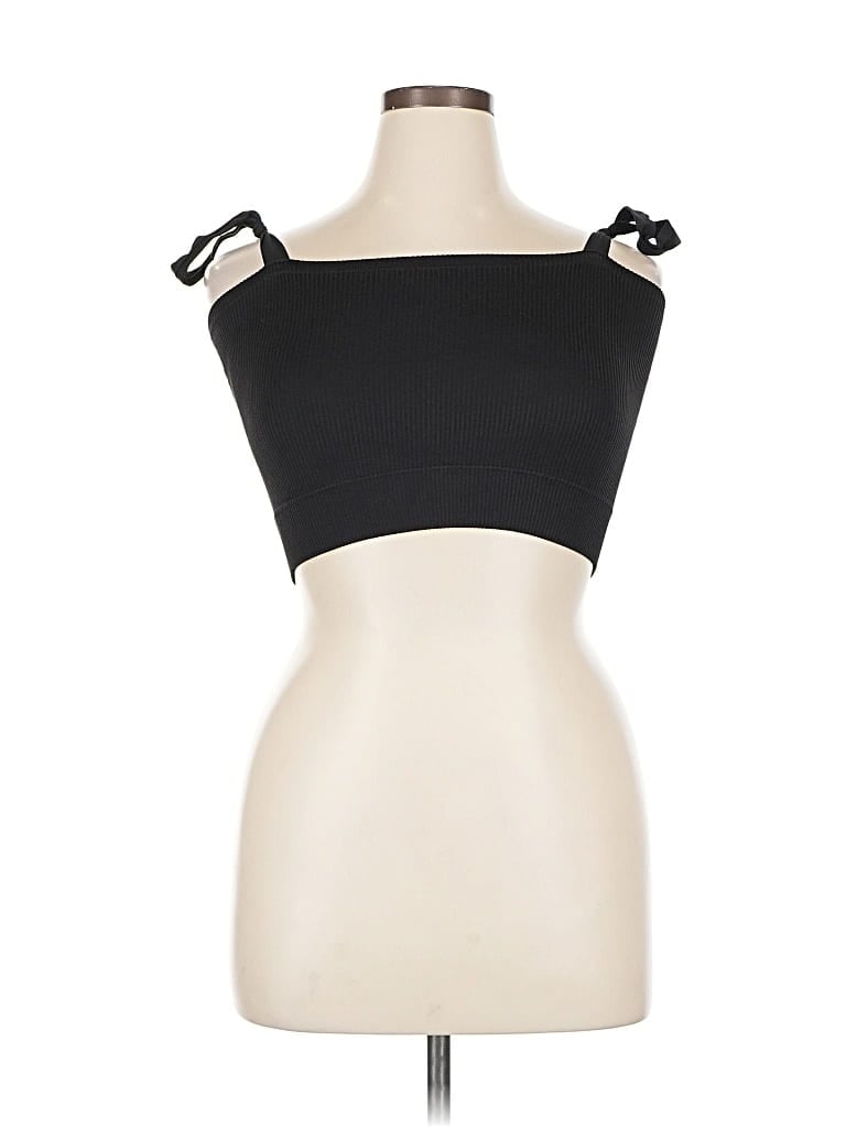 Pre-owned No Boundaries Tank Top Black Strapless Neckline Tops