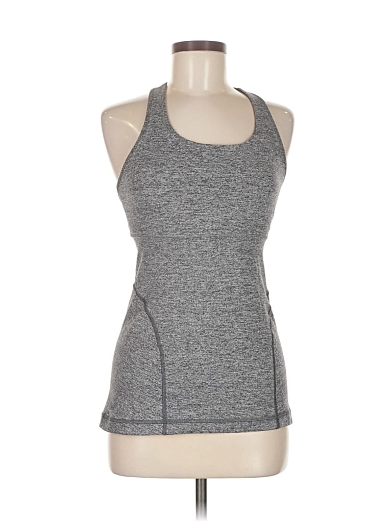 Pre-owned Lululemon Athletica Active Tank Top In Gray