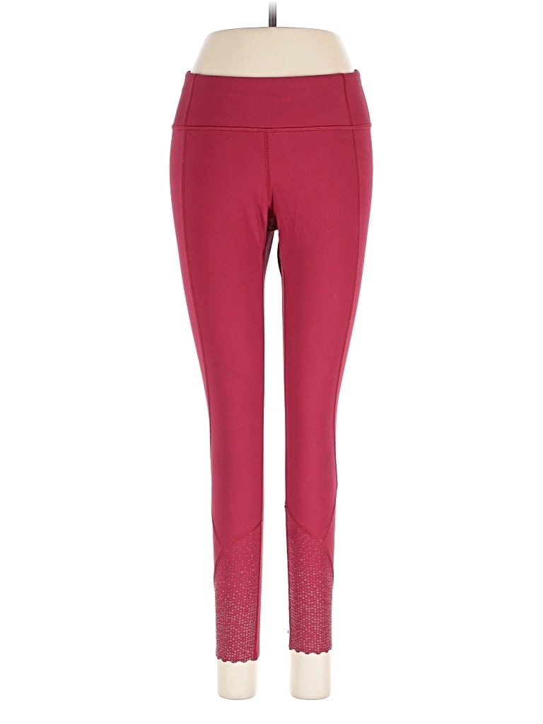 Pre-owned Lululemon Athletica Active Pants In Red