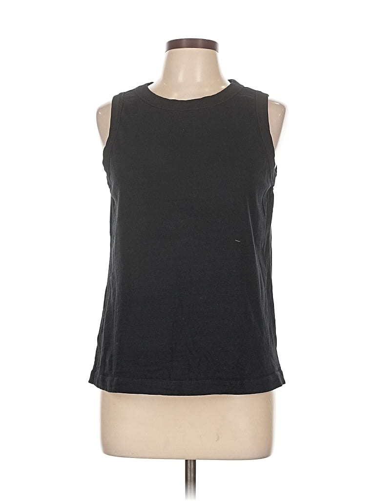 Pre-owned Ann Taylor Loft Sleeveless T-shirt In Black