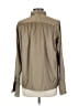 Gant 100% Polyester Metallic Tan Long Sleeve Blouse Size 12 - photo 2