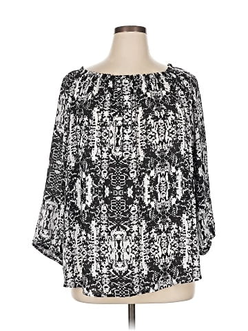 Apt. 9 3/4 Sleeve Blouse (view 1)