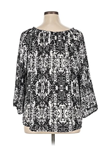 Apt. 9 3/4 Sleeve Blouse (view 2)