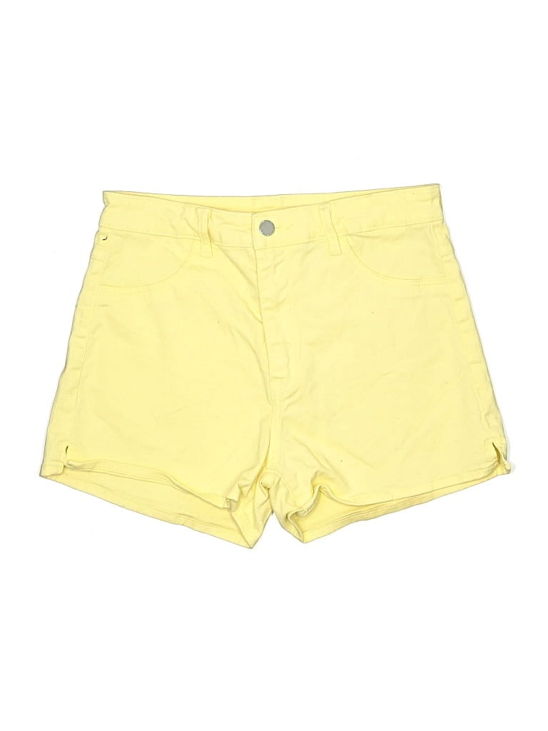 Pre-owned &denim By H&m Shorts In Yellow