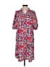 Assorted Brands 100% Polyester Print Red Casual Dress Size S - photo 1
