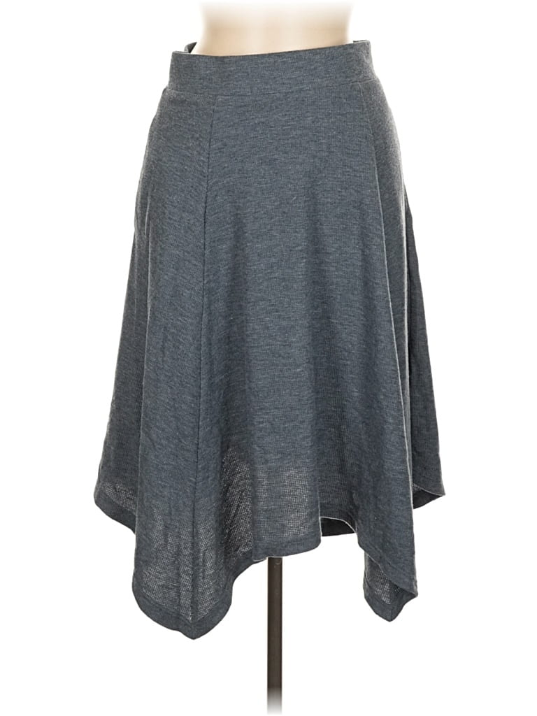Pre-owned Logo By Lori Goldstein Casual Skirt In Gray