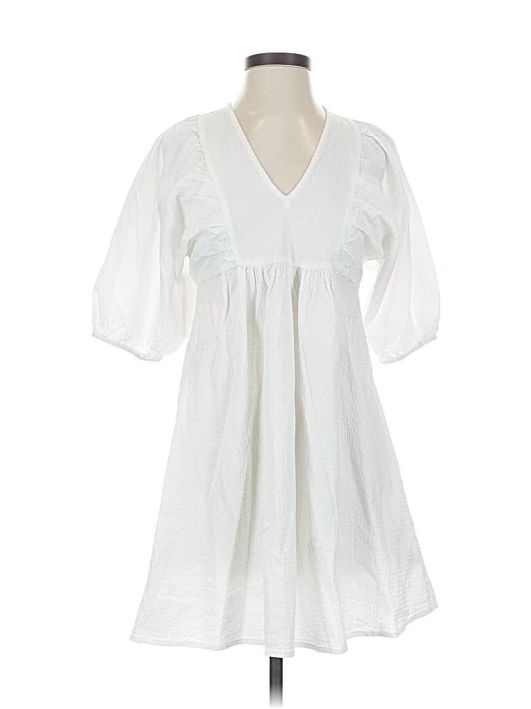 Pre-owned A New Day Casual Dress In White