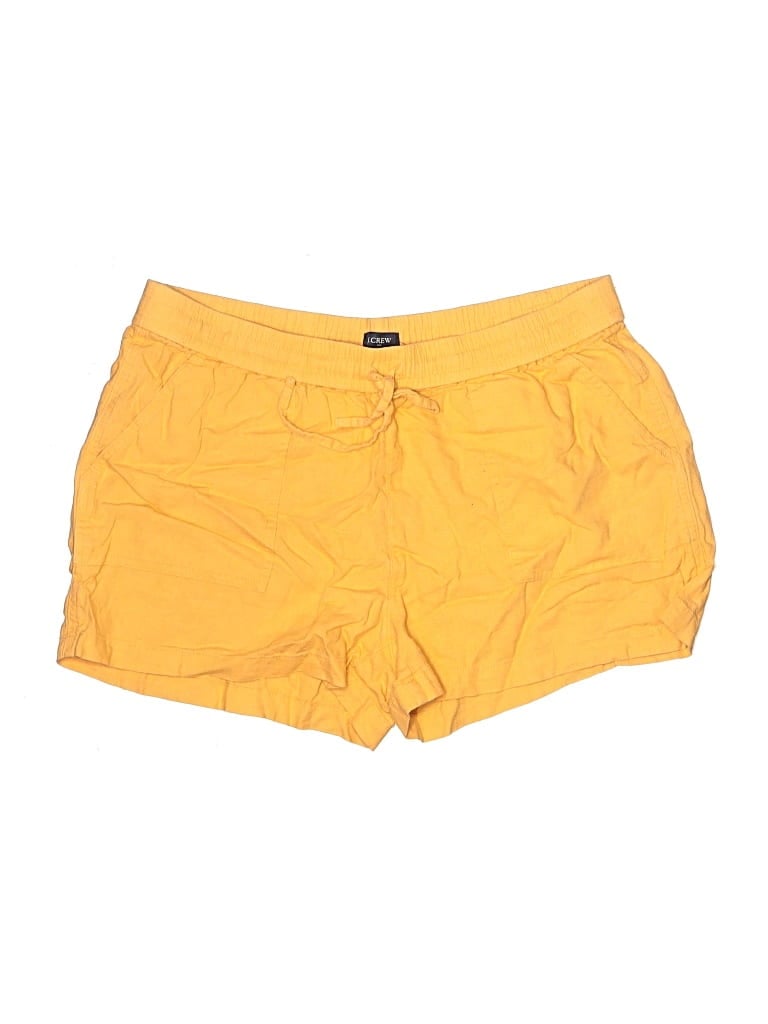 Pre-owned J.crew Factory Store Shorts In Yellow