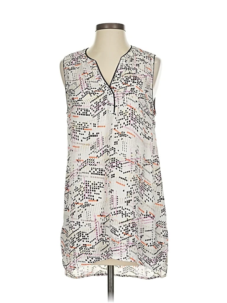 Pre-owned Daniel Rainn Sleeveless T-shirt In White