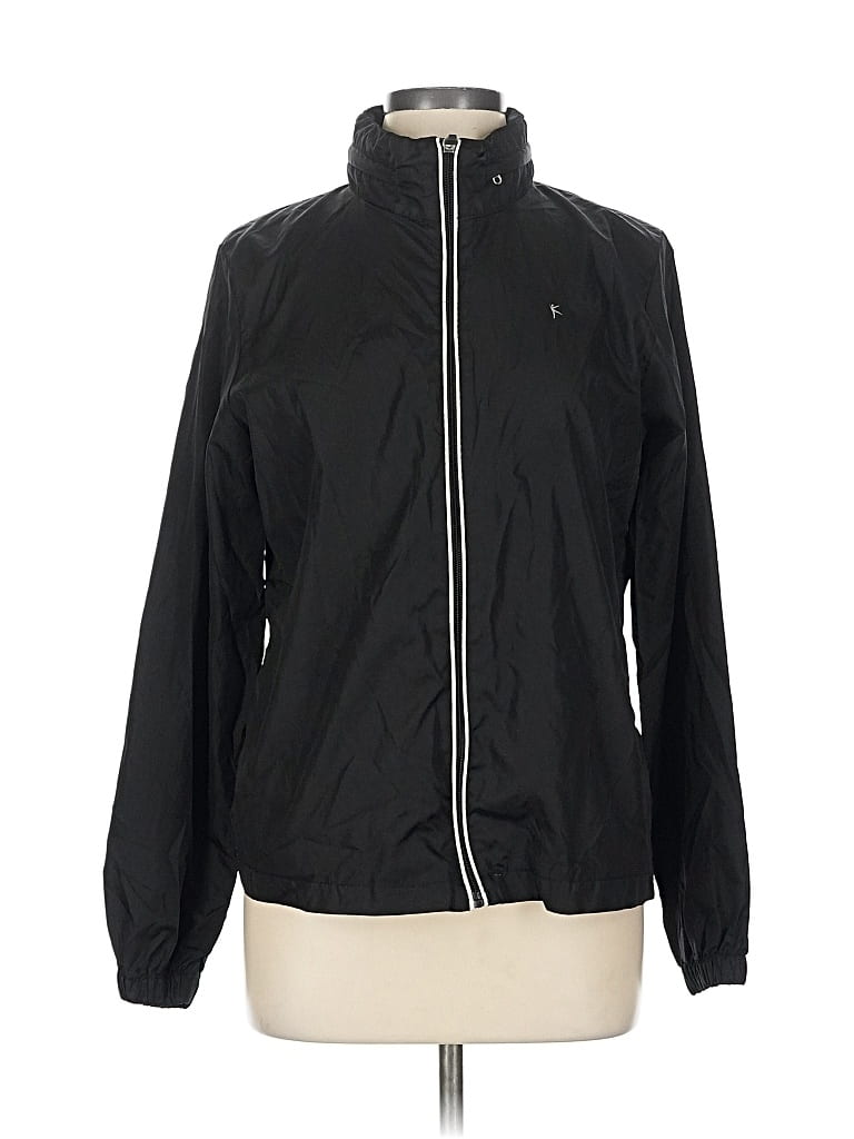 Pre-owned Danskin Now Track Jacket In Black