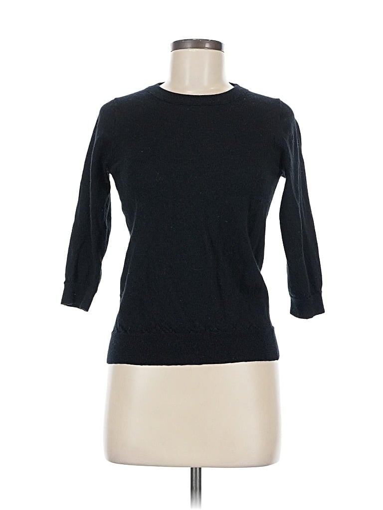 Pre-owned J.crew Factory Store Pullover Sweater In Black