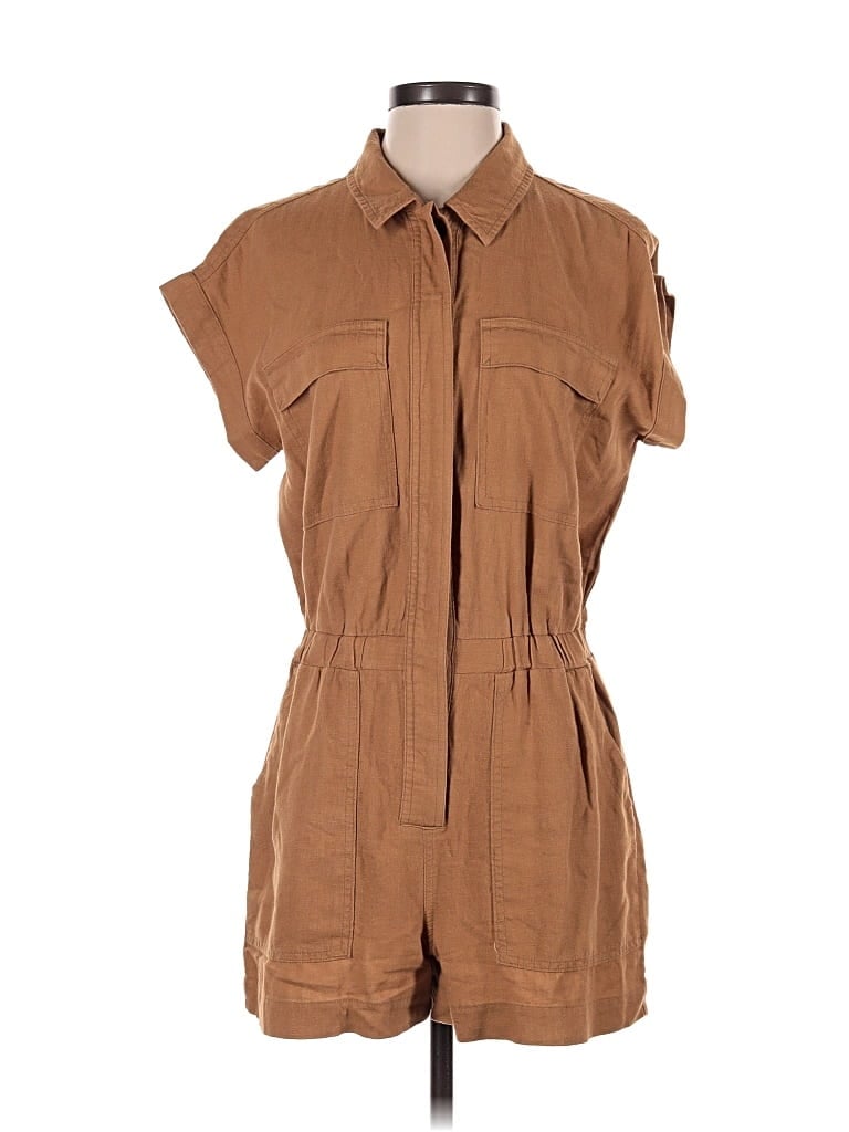 Pre-owned Universal Thread Romper In Brown