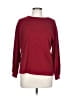 Coeur De Vague Burgundy Red Pullover Sweater Size L - photo 1