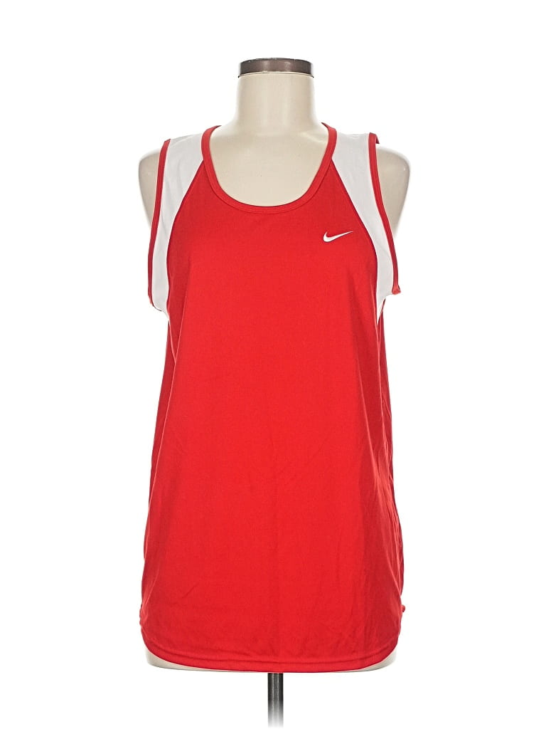Pre-owned Nike Active Tank Top In Red