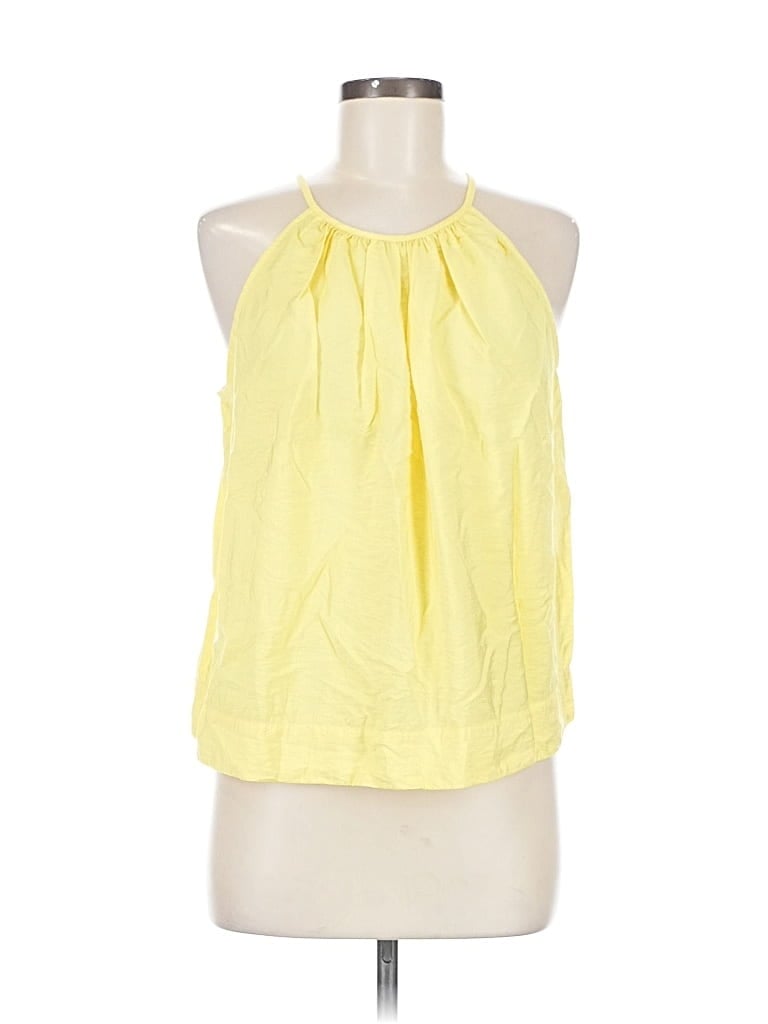 Pre-owned A New Day Sleeveless Blouse In Yellow