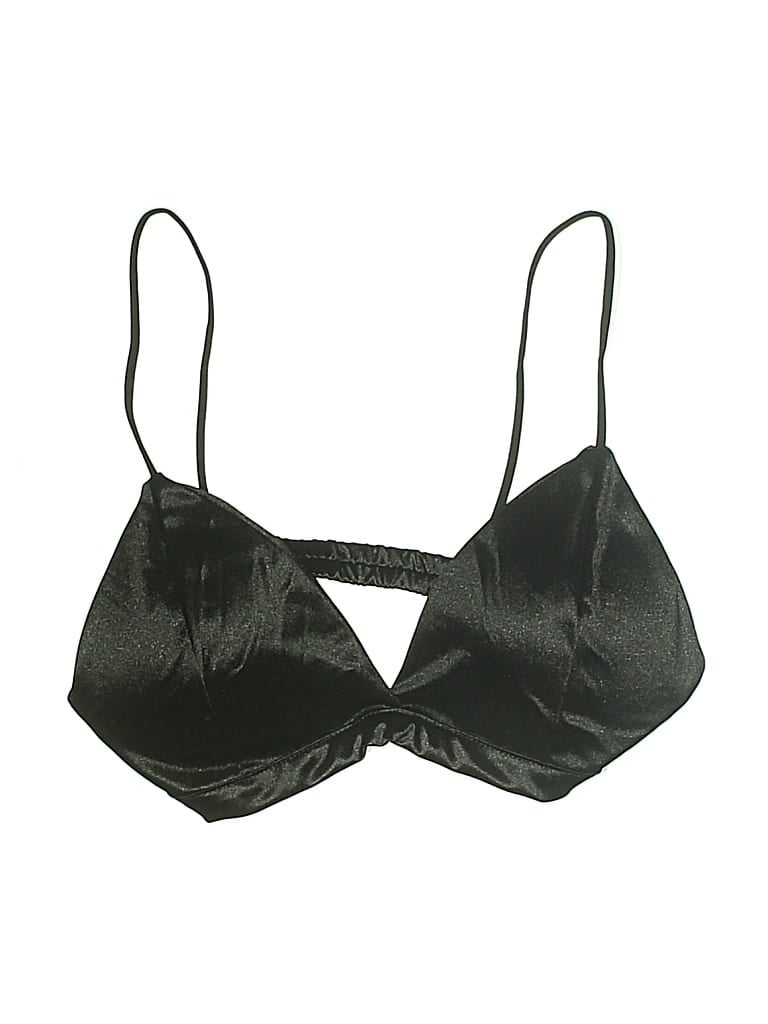 Pre-owned Unbranded Swimsuit Top Black Swimwear